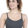 1-107.jpg LUNAIN Lancy Women's Cotton Fabric Bra Soft botom Band for Extra Comfort (Gray)