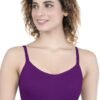1-110.jpg LUNAIN Lancy Women's Cotton Fabric Bra Soft botom Band for Extra Comfort (Purple)