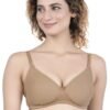 LUNAIN Manisha Pad Cup Bra for Womens and Girls (Brown)