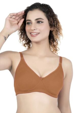 1-134.jpg LUNAIN Pari Cup B Bra for Women (Brown)