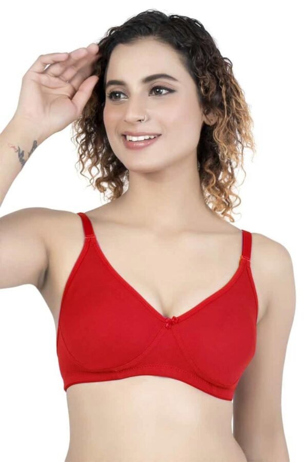 LUNAIN Pari Cup B Bra for Women (Red)