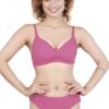 1-14.jpg LUNAIN Lingerie Set with Full Coverage | Non-Padded Bra and Hipster Panty (Pink)