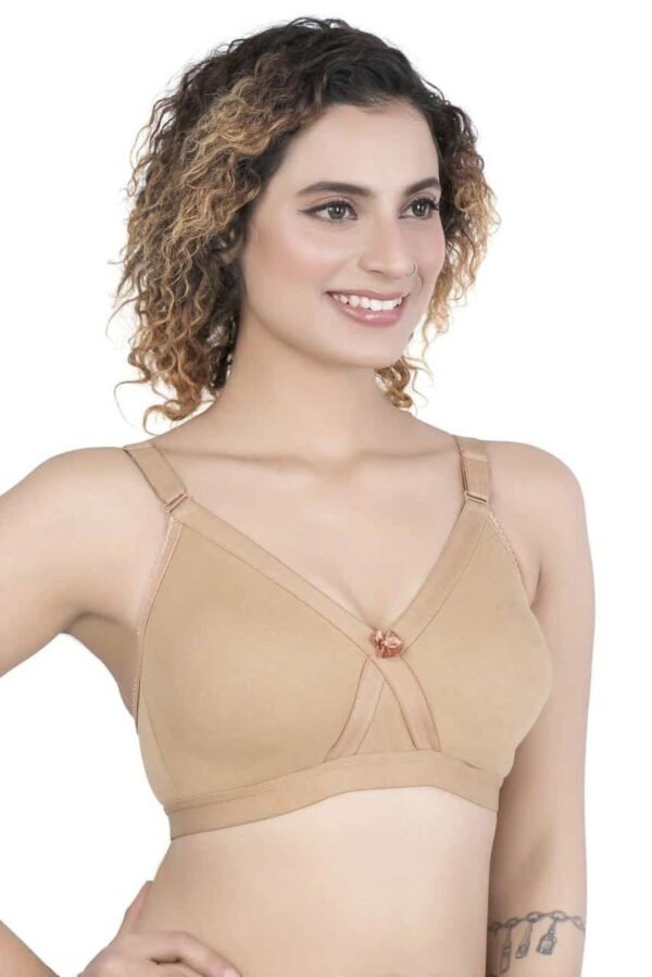 1-142.jpg LUNAIN Ritika Modal Cup Bra for Womens (Brown)
