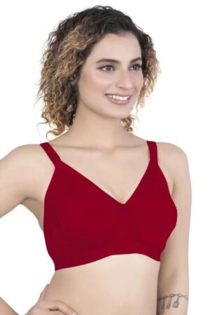 1-146.jpg LUNAIN Ritika Modal Cup Bra for Womens (Red)