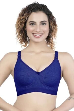 1-148.jpg LUNAIN Soniya Cup B Bra for Women (Blue)