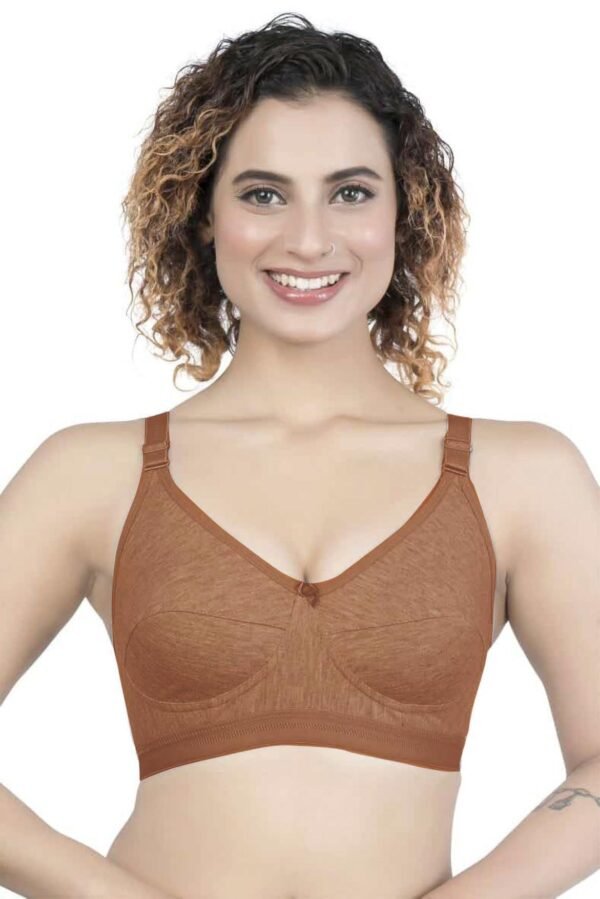 1-149.jpg LUNAIN Soniya Cup B Bra for Women (Brown)