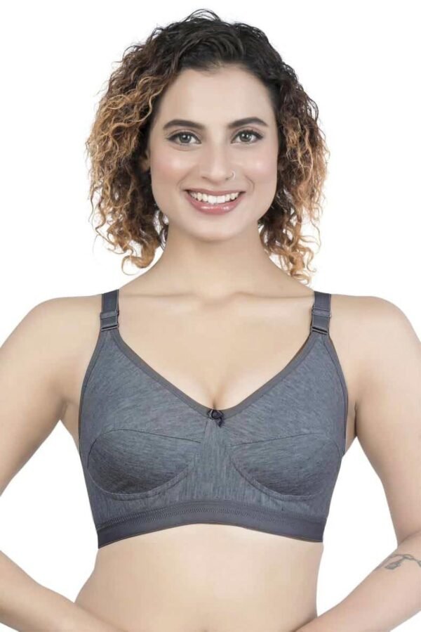 LUNAIN Soniya Cup B Bra for Women (Gray)