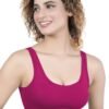 1-160.jpg LUNAIN Women Sports Bra for High Impact Activities | Non Padded (Pink)