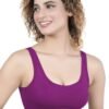 1-161.jpg LUNAIN Women Sports Bra for High Impact Activities | Non Padded (Purple)