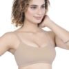 1-168.jpg LUNAIN Women Sports Bra | Non Padded (Peach)