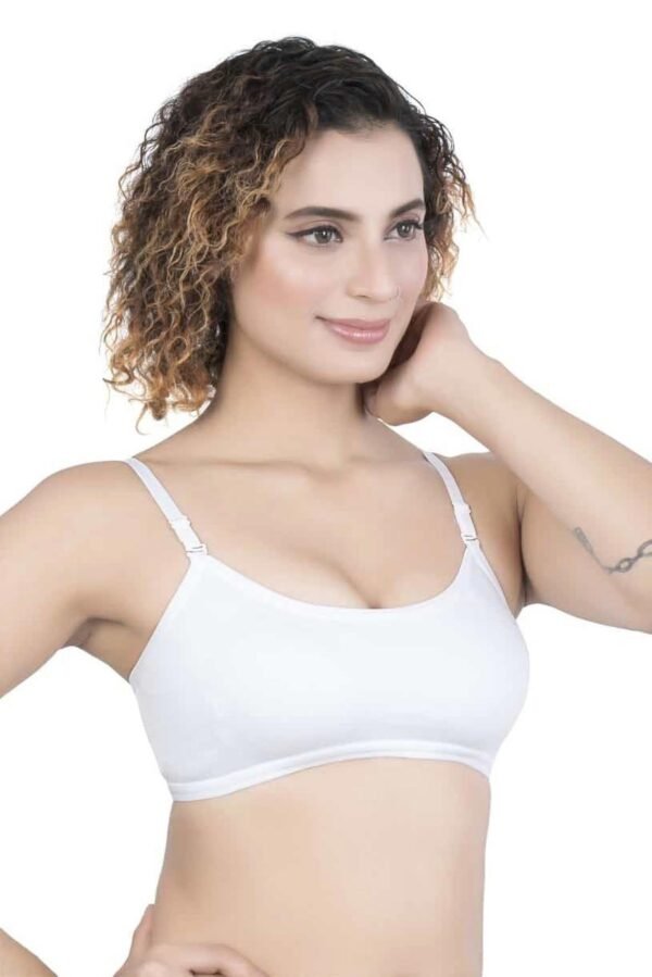 1-169.jpg LUNAIN Women Sports Bra | Non Padded (White)