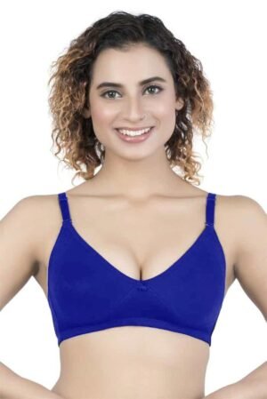 LUNAIN Tisha Cup B Bra for Women (Blue)