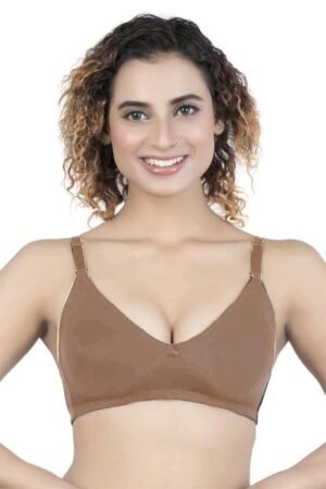 1-176.jpg LUNAIN Tisha Cup B Bra for Women (Brown)