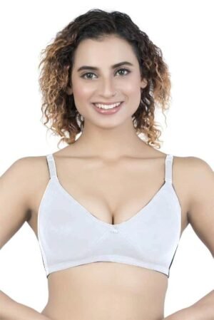 LUNAIN Tisha Cup B Bra for Women (White)