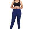 1-2.jpg LUNAIN Ankle Length Leggings for Women and Girls (Blue)