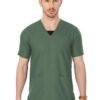 1-22.jpg LUNAIN Scrub Suits for Doctors | OT Dress | Dentists and Healthcare Professionals (Men) (Sea Green)