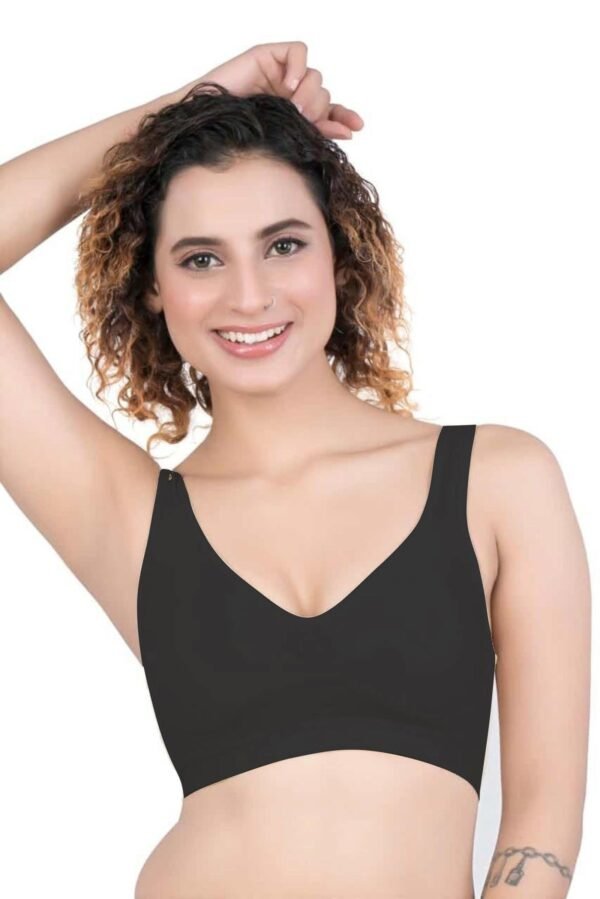 LUNAIN Blossam Women's Cotton Non Padded Wire Free Everyday Bra