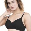 1-30.jpg LUNAIN Demi Pad Women's Lina Salwar-Kameez Knitted Molded Cup Regular Fit Bra Cotton Non Padded Wire Free