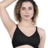 LUNAIN Kavya Women's Lina Salwar-Kameez Knitted Molded Cup Regular Fit Bra Cotton Non Padded Wire Free