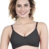 1-38.jpg LUNAIN Milance Women's Non Padded Non Wired Cotton Lycra Fabric Bra with Special Broad Strap