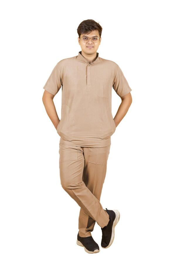 LUNAIN 2-Way Stretchable Scrub Suit for Men