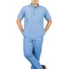 1-49.jpg LUNAIN 2-Way Stretchable Scrub Suit for Men (Sky Blue)