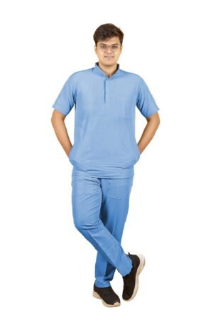1-49.jpg LUNAIN 2-Way Stretchable Scrub Suit for Men (Sky Blue)
