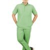 1-50.jpg LUNAIN 2-Way Stretchable Scrub Suit for Men (Spring Green)