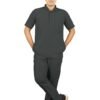 1-59.jpg LUNAIN 2-Way Stretchable Scrub Suit for Men (Space Black)