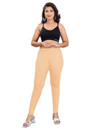 1-6.jpg LUNAIN Ankle Length Leggings for Women and Girls (Skin)