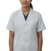 1-67.jpg LUNAIN Half Sleeves Lab Coat for Women