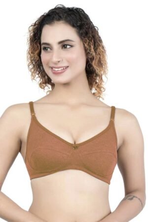 1-78.jpg LUNAIN Fizza Cup Bra for Womens and Girls (Brown)