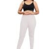 LUNAIN Ankle Length Leggings for Women and Girls (White)