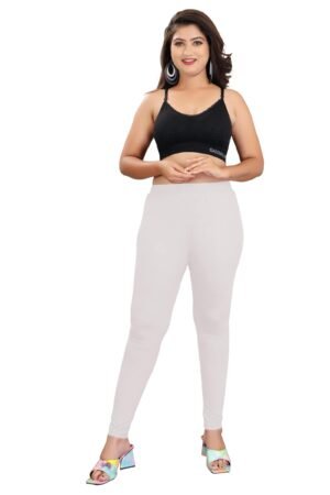 1-8.jpg LUNAIN Ankle Length Leggings for Women and Girls (White)