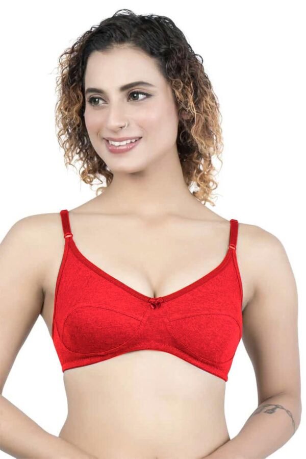 1-83.jpg LUNAIN Fizza Cup Bra for Womens and Girls (Red)