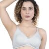 1-87.jpg LUNAIN Kavya Women's Lina Salwar-Kameez Knitted Molded Cup Regular Fit Bra Cotton Non Padded Wire Free (Off-White)