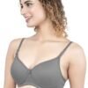 2-100.jpg LUNAIN Lady pad Women's Cotton Fabric Bra Soft botom Band for Extra Comfort (Off-White)