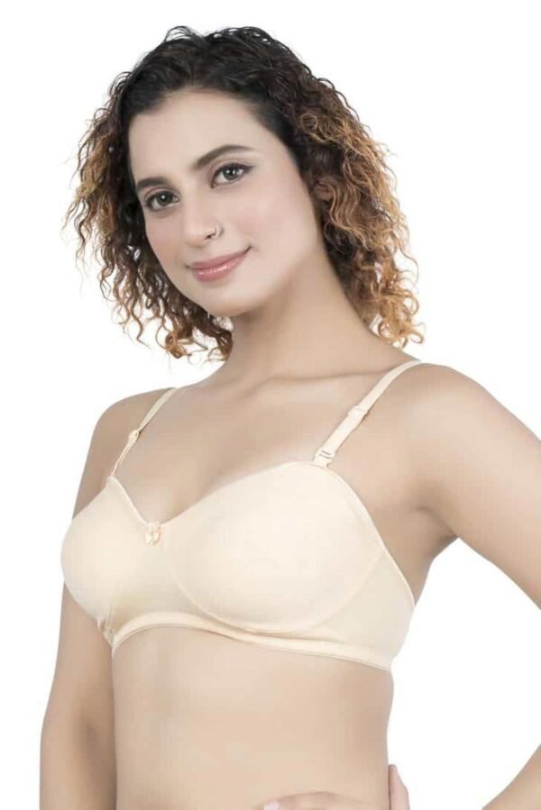 LUNAIN Mayuri Modal Cup Bra for Womens and Girls (Peach)