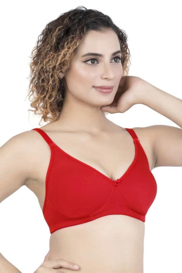 LUNAIN Pari Cup B Bra for Women (Red)