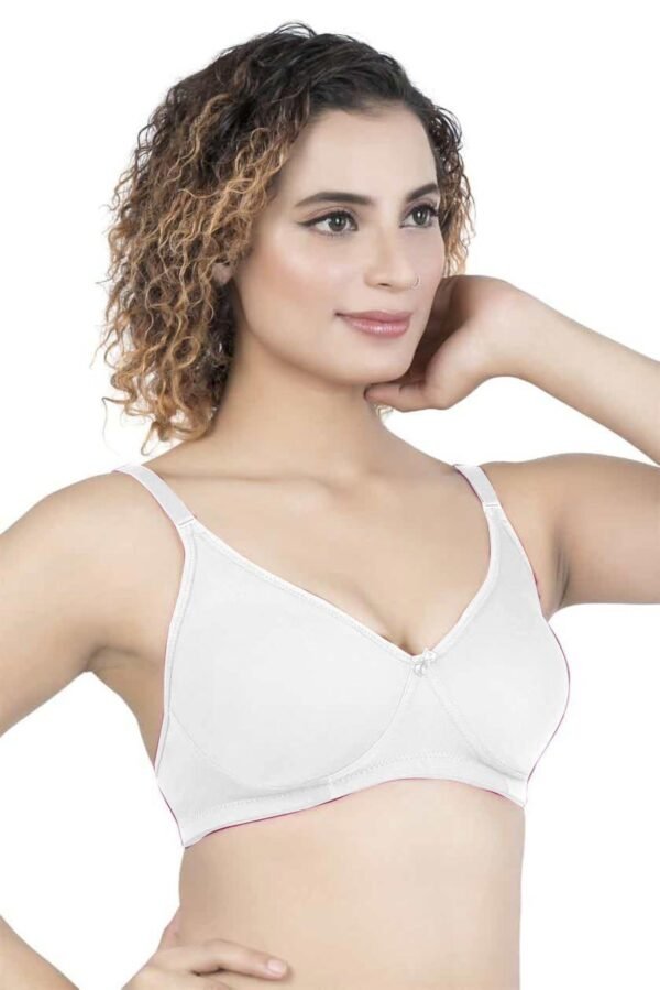 2-140.jpg LUNAIN Pari Cup B Bra for Women (White)