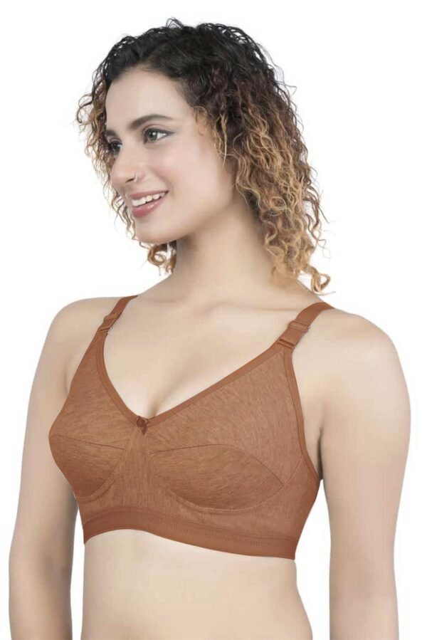 2-149.jpg LUNAIN Soniya Cup B Bra for Women (Brown)