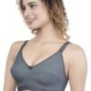 LUNAIN Soniya Cup B Bra for Women (Gray)