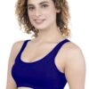 2-156.jpg LUNAIN Women Sports Bra for High Impact Activities | Non Padded (Blue)