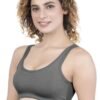 2-158.jpg LUNAIN Women Sports Bra for High Impact Activities | Non Padded (Gray)