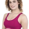 2-160.jpg LUNAIN Women Sports Bra for High Impact Activities | Non Padded (Pink)