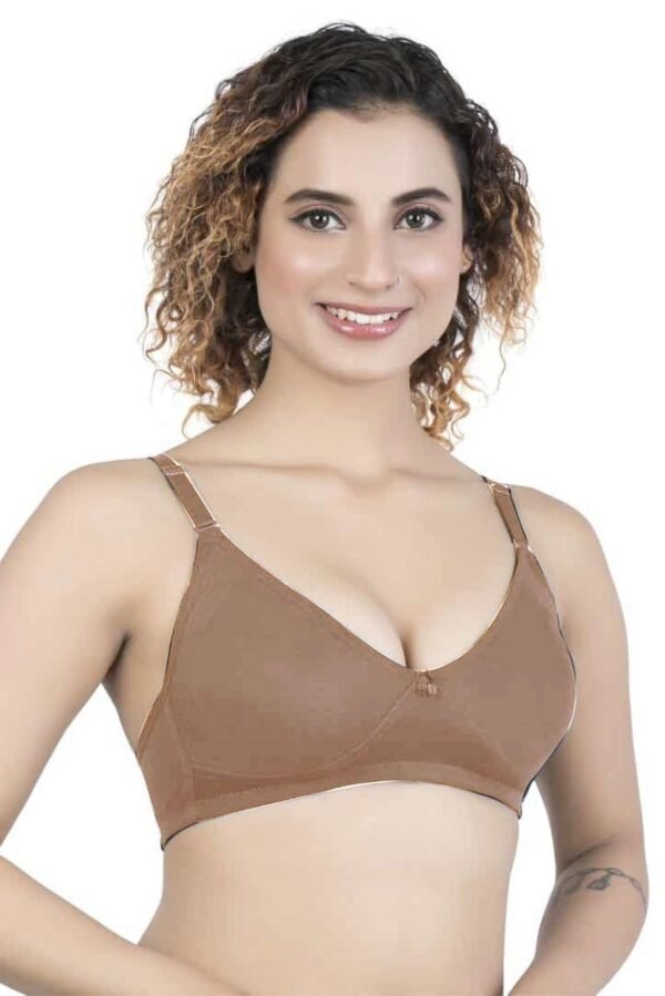 2-176.jpg LUNAIN Tisha Cup B Bra for Women (Brown)