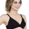 2-35.jpg LUNAIN Mani Women's Non Padded Non Wired Cotton Lycra Fabric Bra with Special Broad Strap
