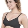 2-38.jpg LUNAIN Milance Women's Non Padded Non Wired Cotton Lycra Fabric Bra with Special Broad Strap