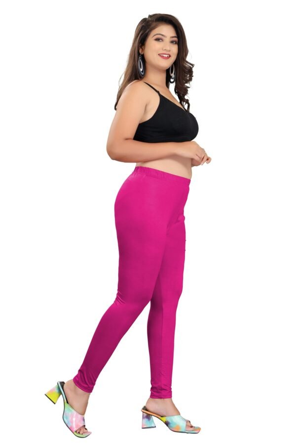2-4.jpg LUNAIN Ankle Length Leggings for Women and Girls (Pink)