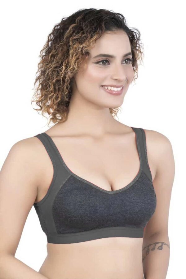 LUNAIN Women Sports Bra for High Impact Activities | Non Padded